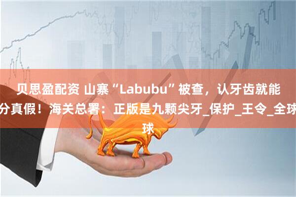贝思盈配资 山寨“Labubu”被查，认牙齿就能分真假！海关总署：正版是九颗尖牙_保护_王令_全球
